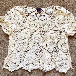 Imaginary voyage crochet top